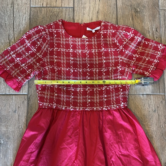 English Factory Red Plaid Dress - Picture 5 of 5